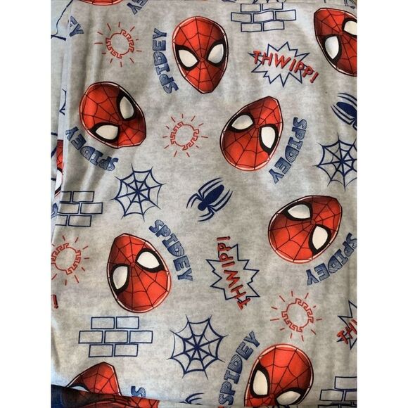 Spiderman Boys Pajama Set 2-Piece Coat Style Sleepwear  Size 5 7 8 12 NWT - Picture 8 of 12